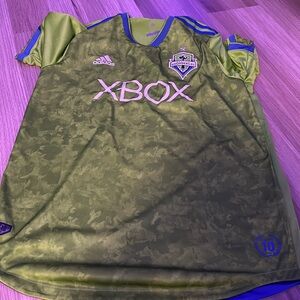 Seattle sounders adidas jersey Xbox size large